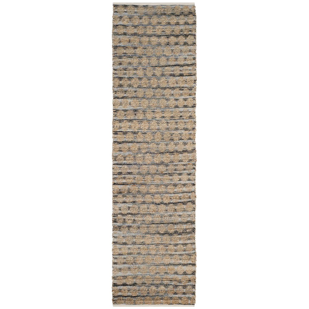 SAFAVIEH Cape Cod CAP820A Handwoven Black / Natural Rug Image 3