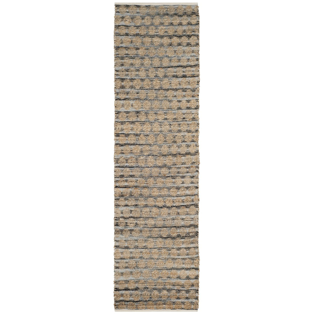 SAFAVIEH Cape Cod CAP820A Handwoven Black / Natural Rug Image 1