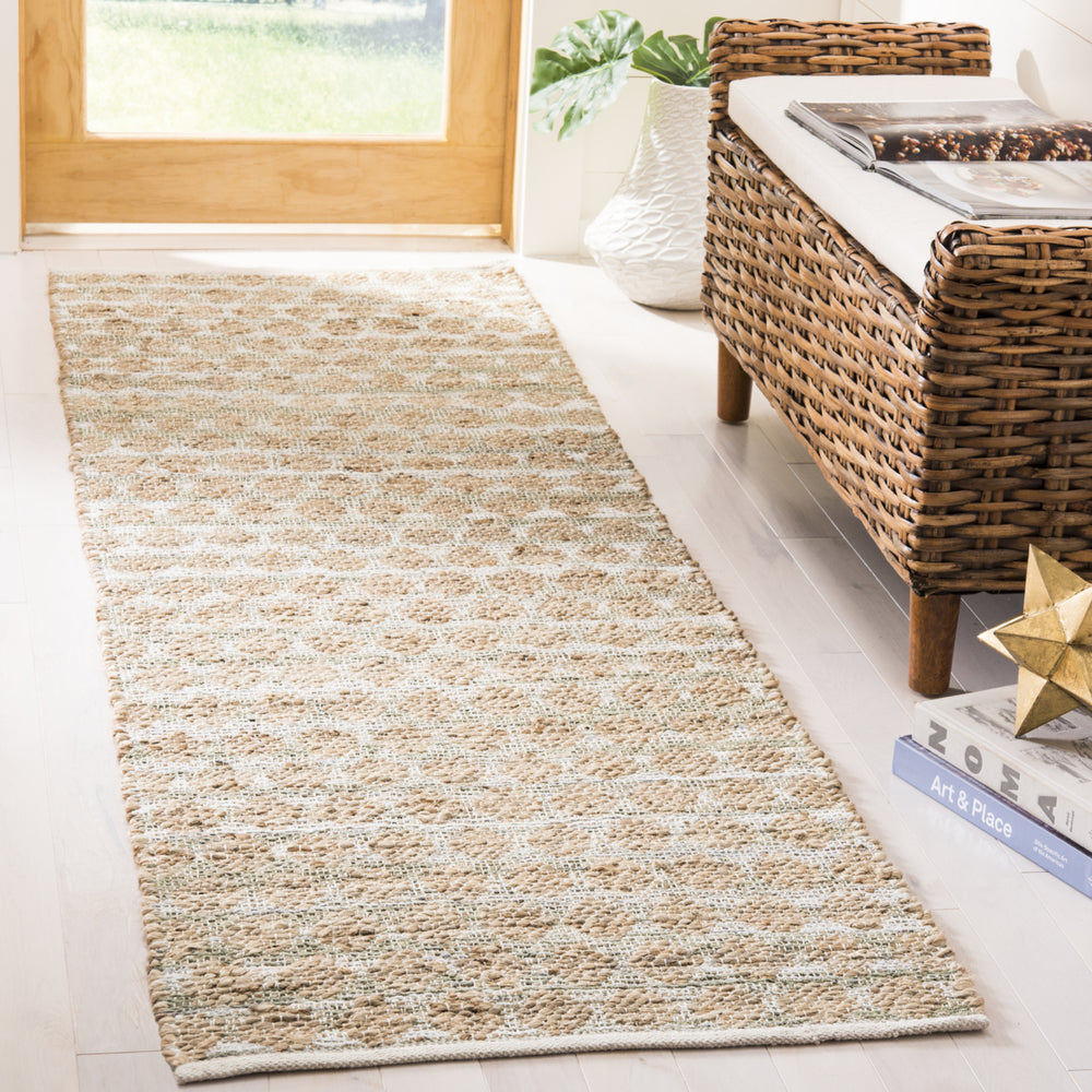 SAFAVIEH Cape Cod CAP820D Handwoven Grey / Natural Rug Image 2