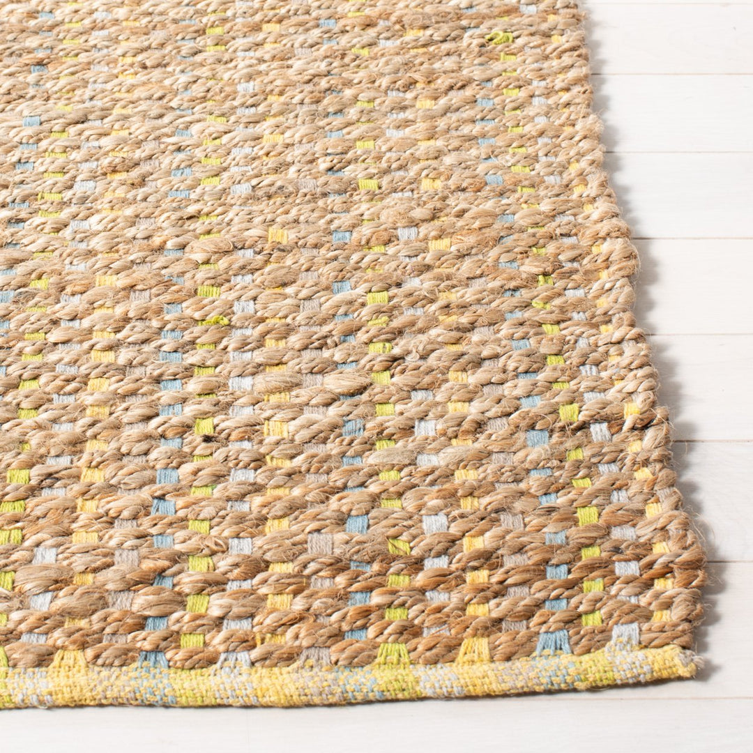 SAFAVIEH Cape Cod Collection CAP811A Handwoven Yellow Rug Image 4