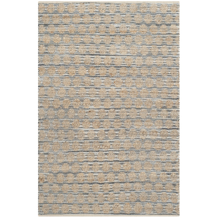 SAFAVIEH Cape Cod CAP820A Handwoven Black / Natural Rug Image 6