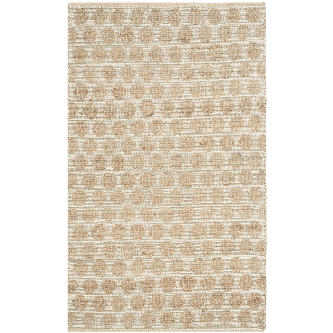 SAFAVIEH Cape Cod CAP820D Handwoven Grey / Natural Rug Image 4