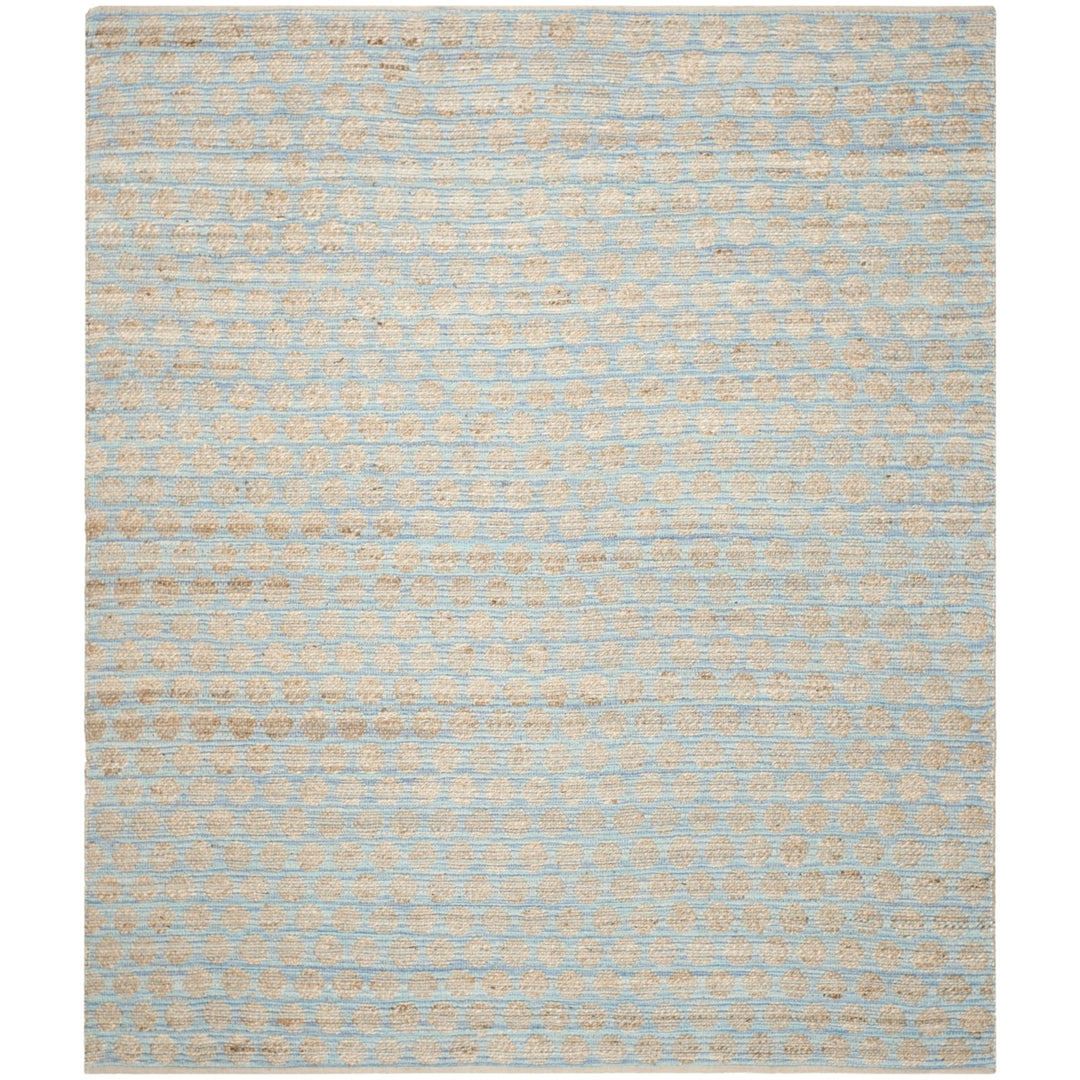 SAFAVIEH Cape Cod CAP820B Handwoven Blue / Natural Rug Image 1