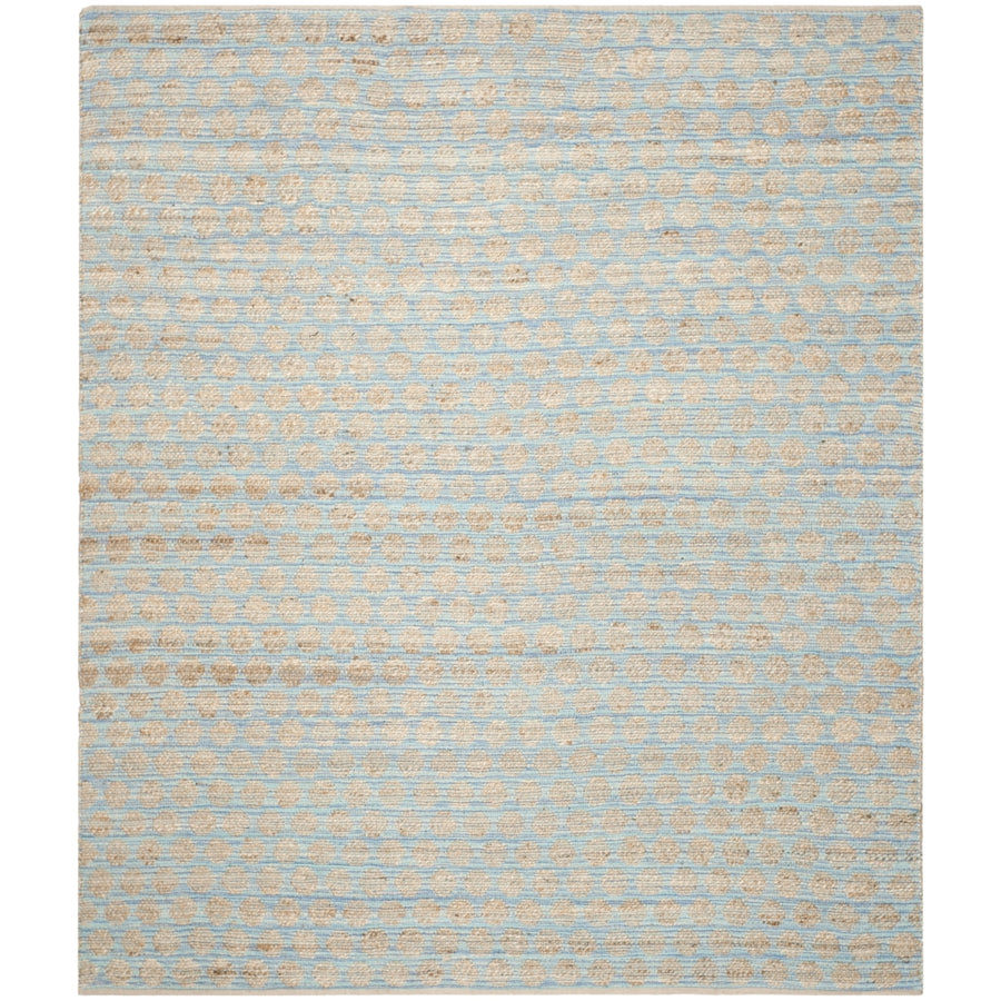 SAFAVIEH Cape Cod CAP820B Handwoven Blue / Natural Rug Image 1