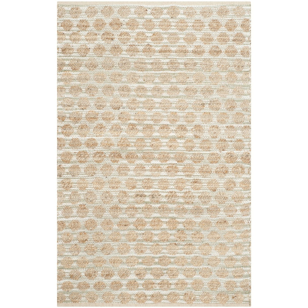 SAFAVIEH Cape Cod CAP820D Handwoven Grey / Natural Rug Image 5