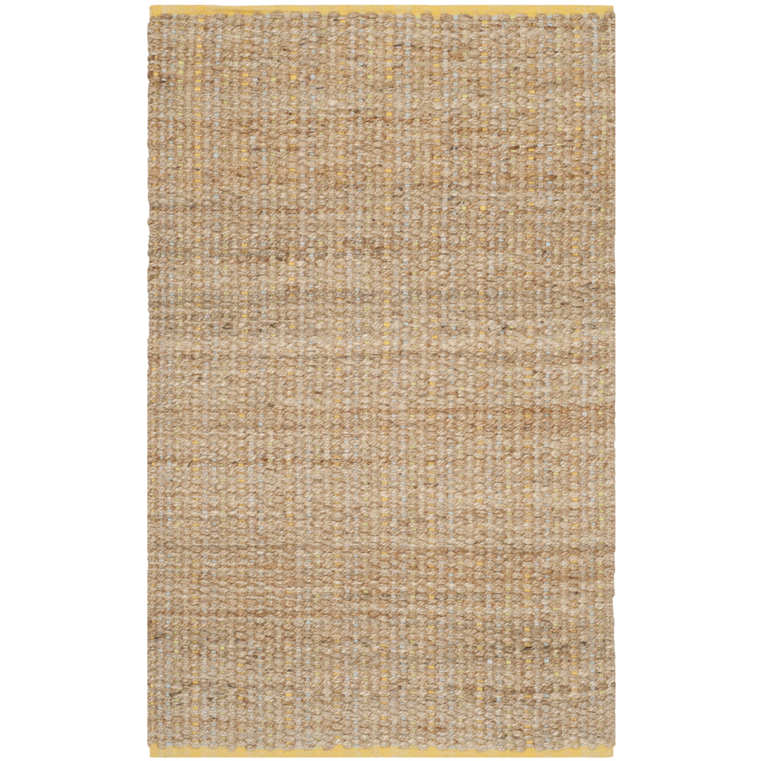 SAFAVIEH Cape Cod Collection CAP811A Handwoven Yellow Rug Image 7