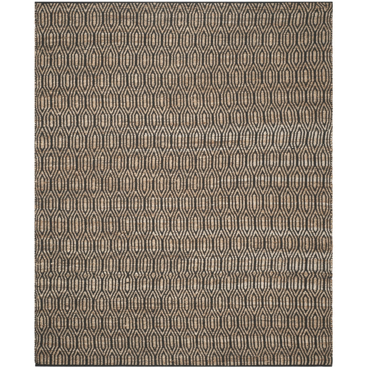 SAFAVIEH Cape Cod CAP822A Handwoven Black / Natural Rug Image 1