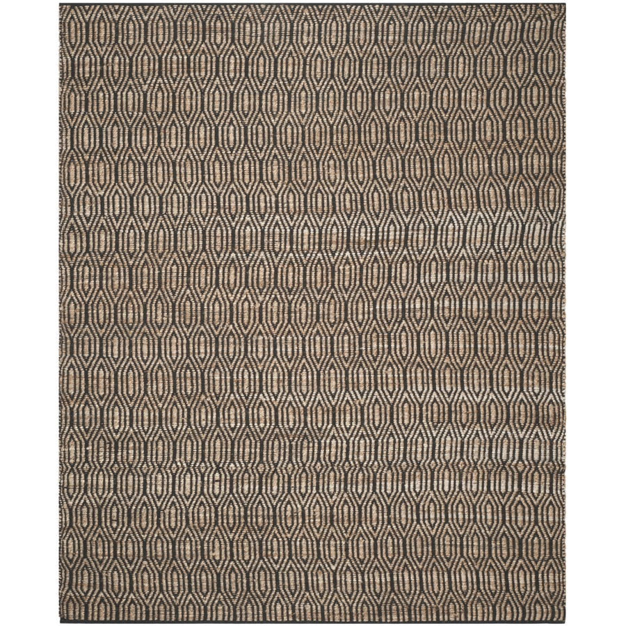 SAFAVIEH Cape Cod CAP822A Handwoven Black / Natural Rug Image 1