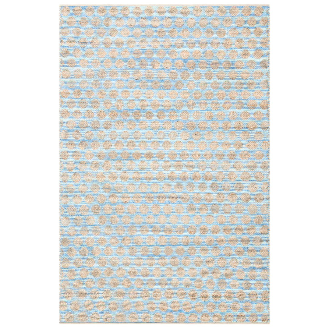 SAFAVIEH Cape Cod CAP820B Handwoven Blue / Natural Rug Image 1