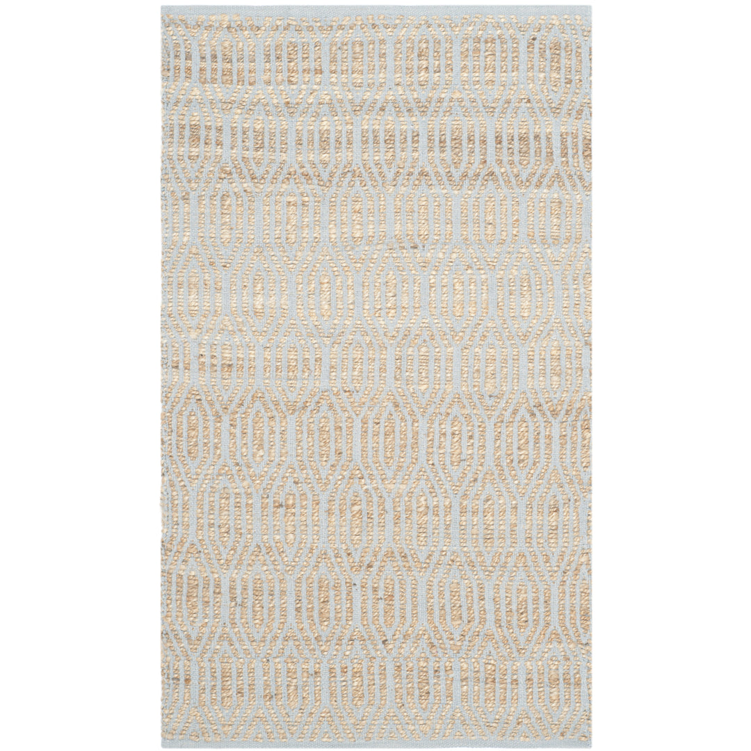 SAFAVIEH Cape Cod CAP822J Handwoven Silver / Natural Rug Image 3