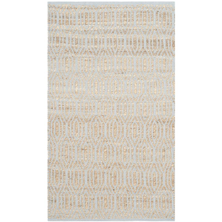 SAFAVIEH Cape Cod CAP822J Handwoven Silver / Natural Rug Image 3