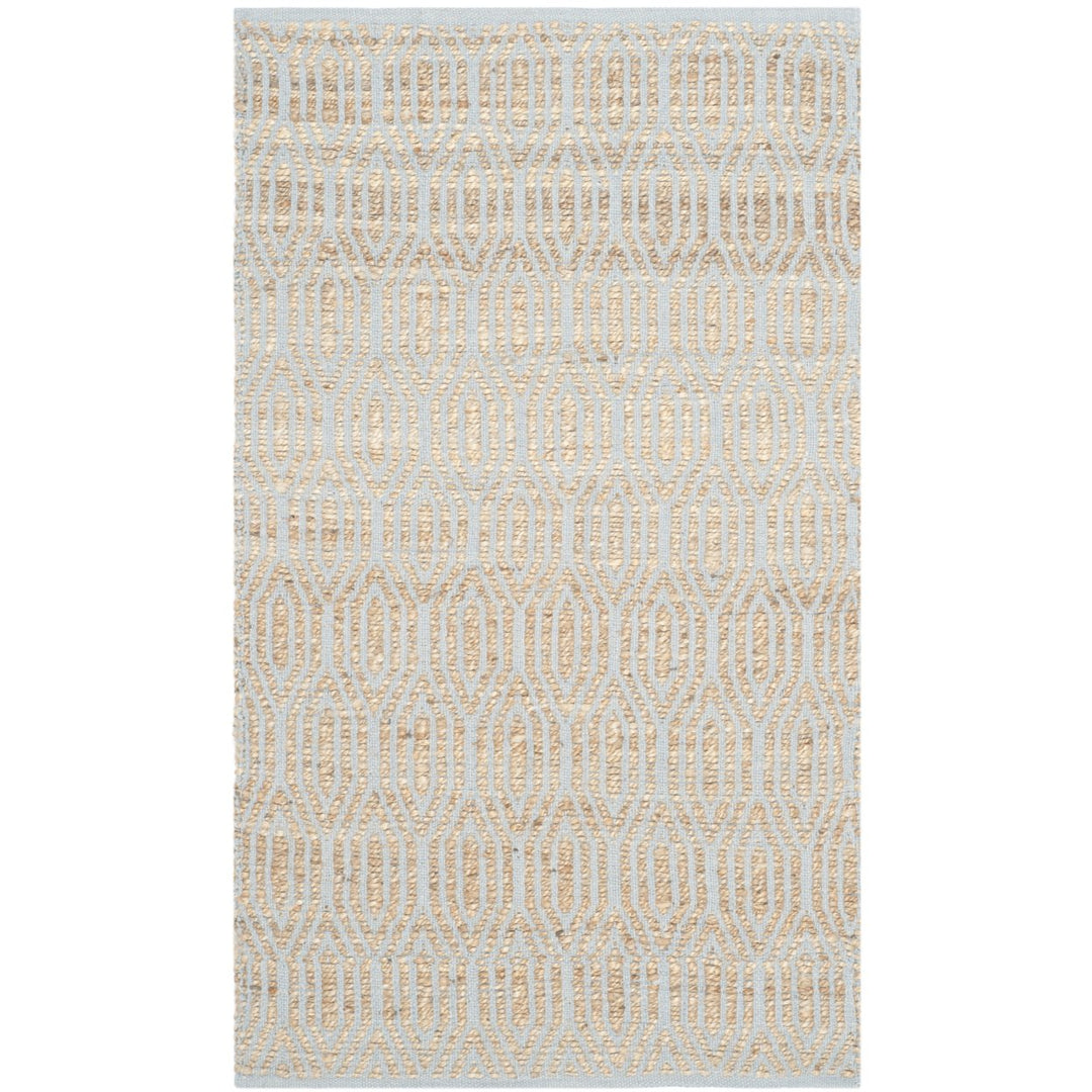 SAFAVIEH Cape Cod CAP822J Handwoven Silver / Natural Rug Image 1