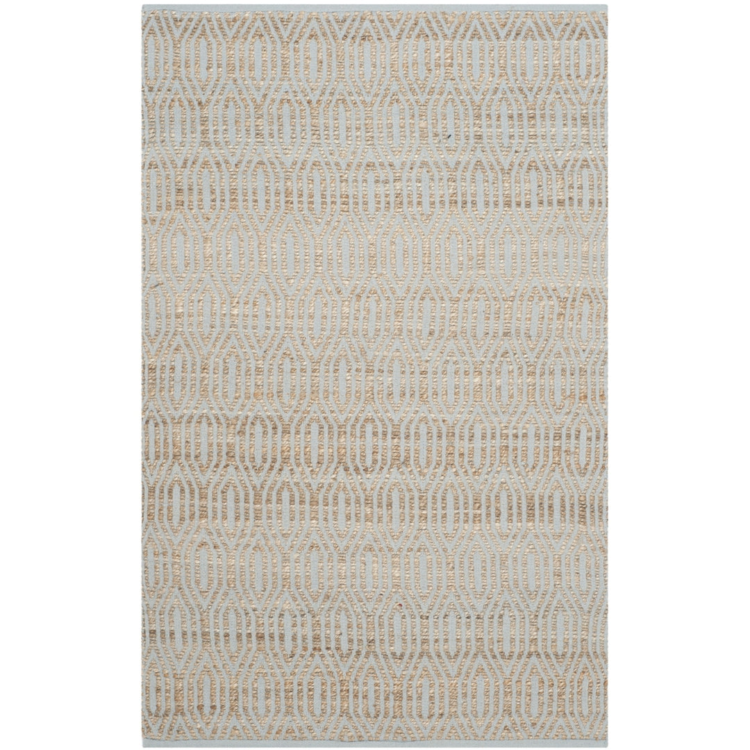 SAFAVIEH Cape Cod CAP822J Handwoven Silver / Natural Rug Image 4