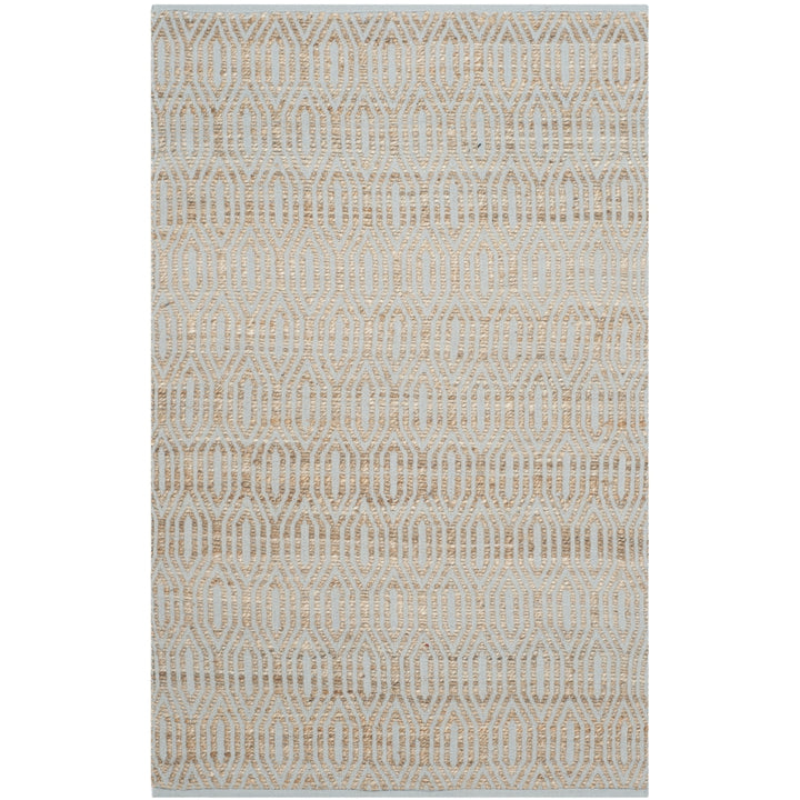 SAFAVIEH Cape Cod CAP822J Handwoven Silver / Natural Rug Image 4