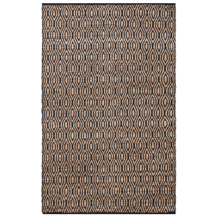 SAFAVIEH Cape Cod CAP822A Handwoven Black / Natural Rug Image 10