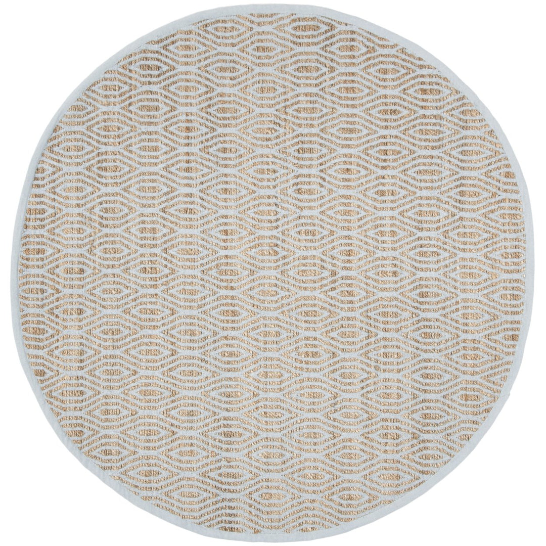 SAFAVIEH Cape Cod CAP822J Handwoven Silver / Natural Rug Image 6