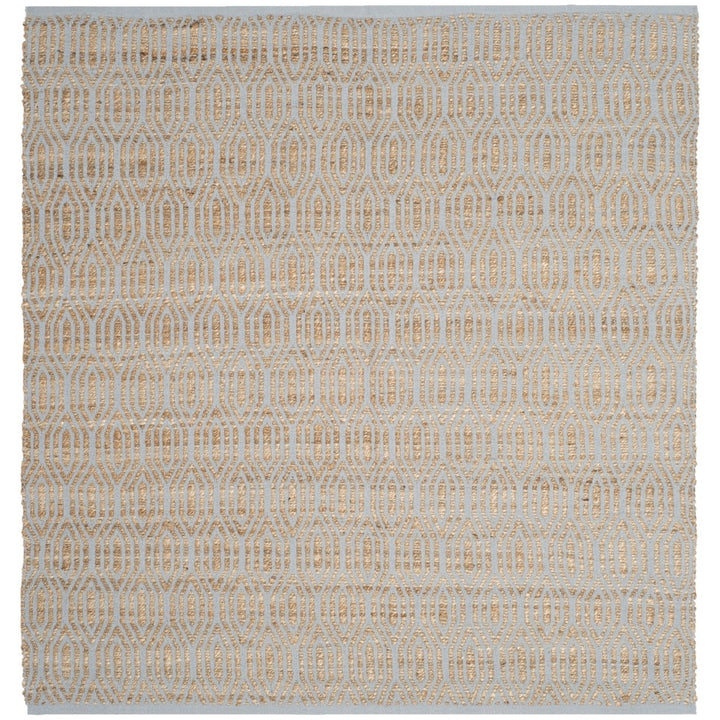 SAFAVIEH Cape Cod CAP822J Handwoven Silver / Natural Rug Image 1