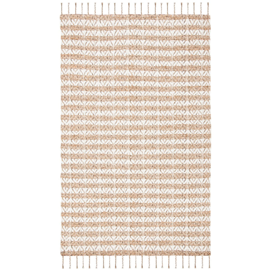 SAFAVIEH Cape Cod CAP844A Handwoven Ivory / Natural Rug Image 1