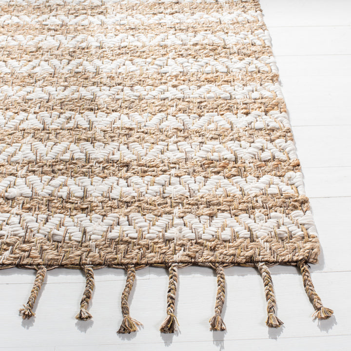 SAFAVIEH Cape Cod CAP844A Handwoven Ivory / Natural Rug Image 4