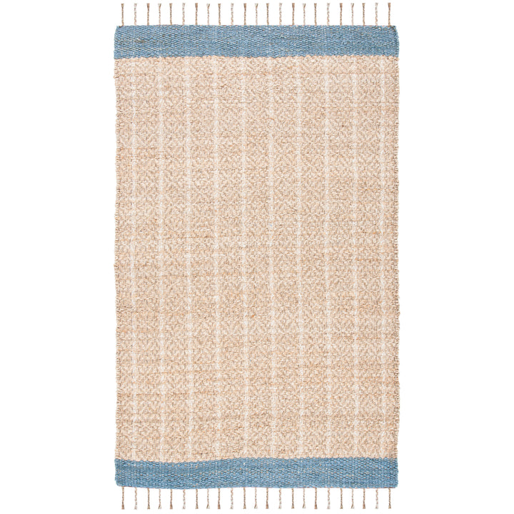 SAFAVIEH Cape Cod CAP846F Handwoven Grey / Natural Rug Image 1