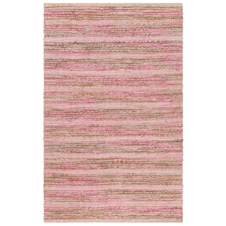 SAFAVIEH Cape Cod CAP851E Handwoven Light Pink Rug Image 1