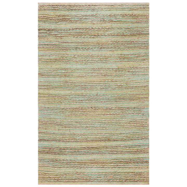 SAFAVIEH Cape Cod Collection CAP851C Handwoven Green Rug Image 1