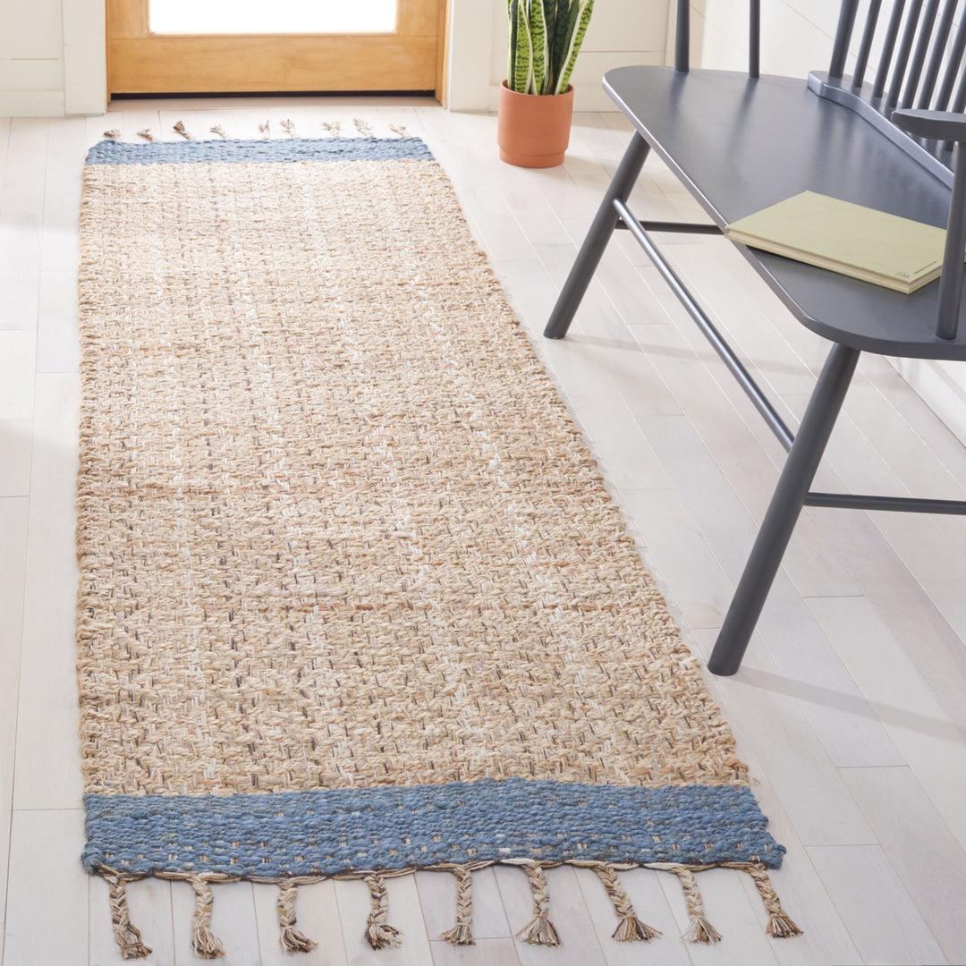 SAFAVIEH Cape Cod CAP846F Handwoven Grey / Natural Rug Image 2