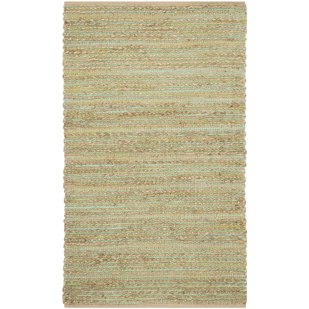 SAFAVIEH Cape Cod Collection CAP851C Handwoven Green Rug Image 1