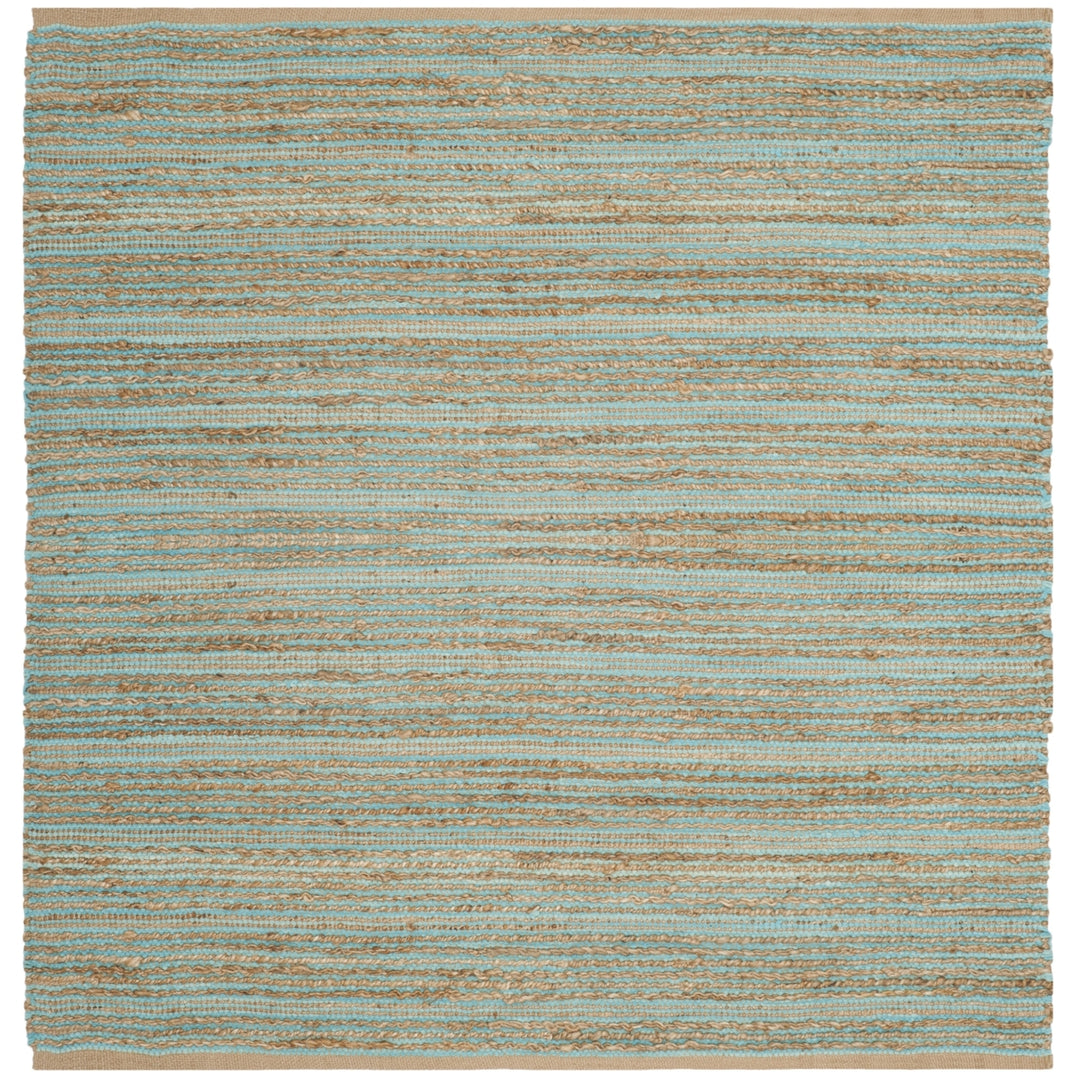 SAFAVIEH Cape Cod Collection CAP851D Handwoven Aqua Rug Image 4