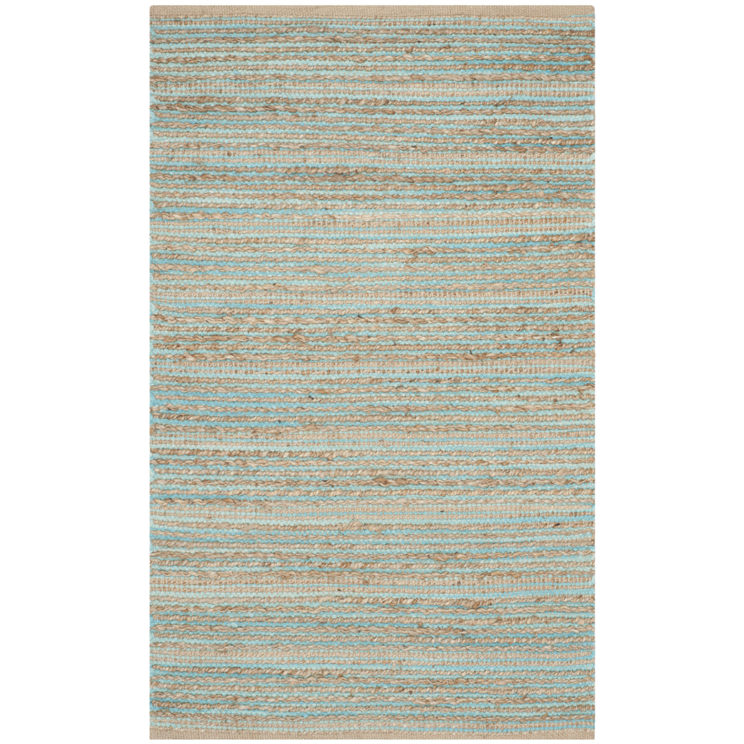 SAFAVIEH Cape Cod Collection CAP851D Handwoven Aqua Rug Image 8