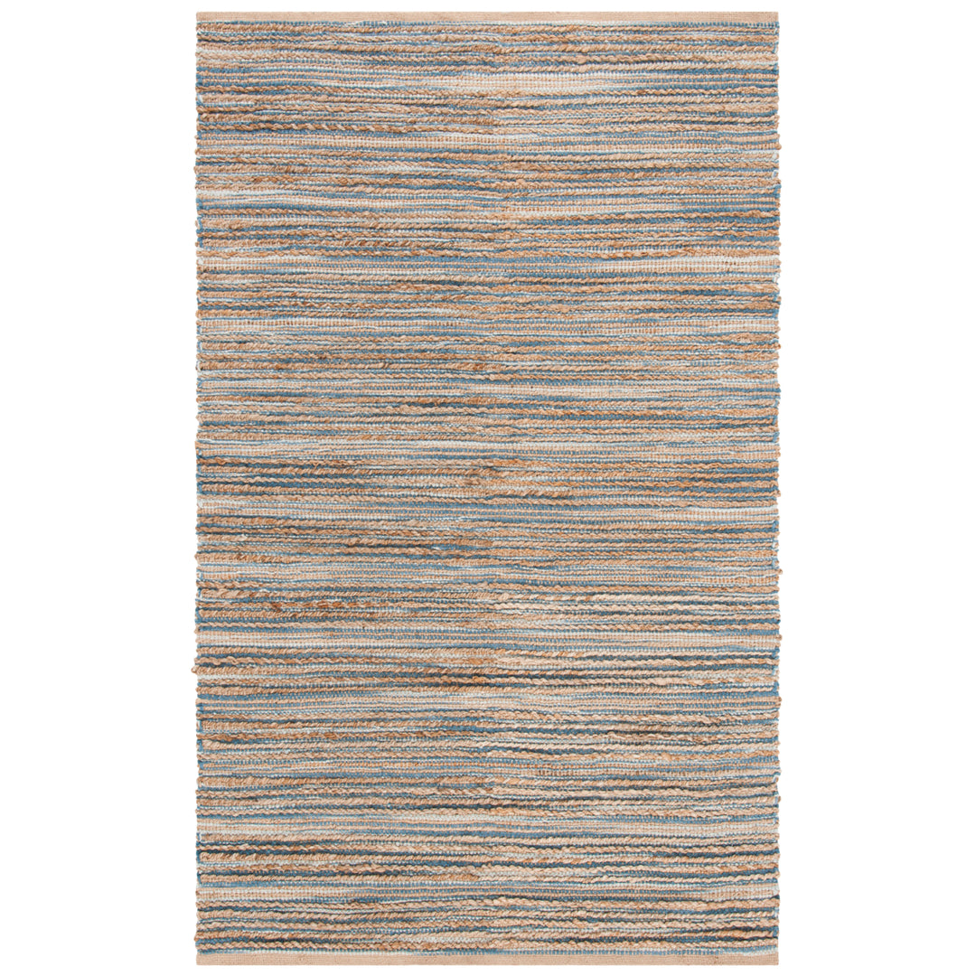 SAFAVIEH Cape Cod Collection CAP851B Handwoven Blue Rug Image 9