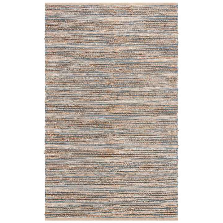 SAFAVIEH Cape Cod Collection CAP851B Handwoven Blue Rug Image 1