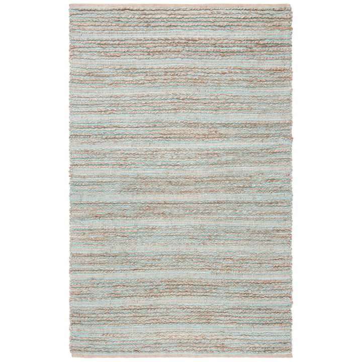 SAFAVIEH Cape Cod Collection CAP851D Handwoven Aqua Rug Image 9