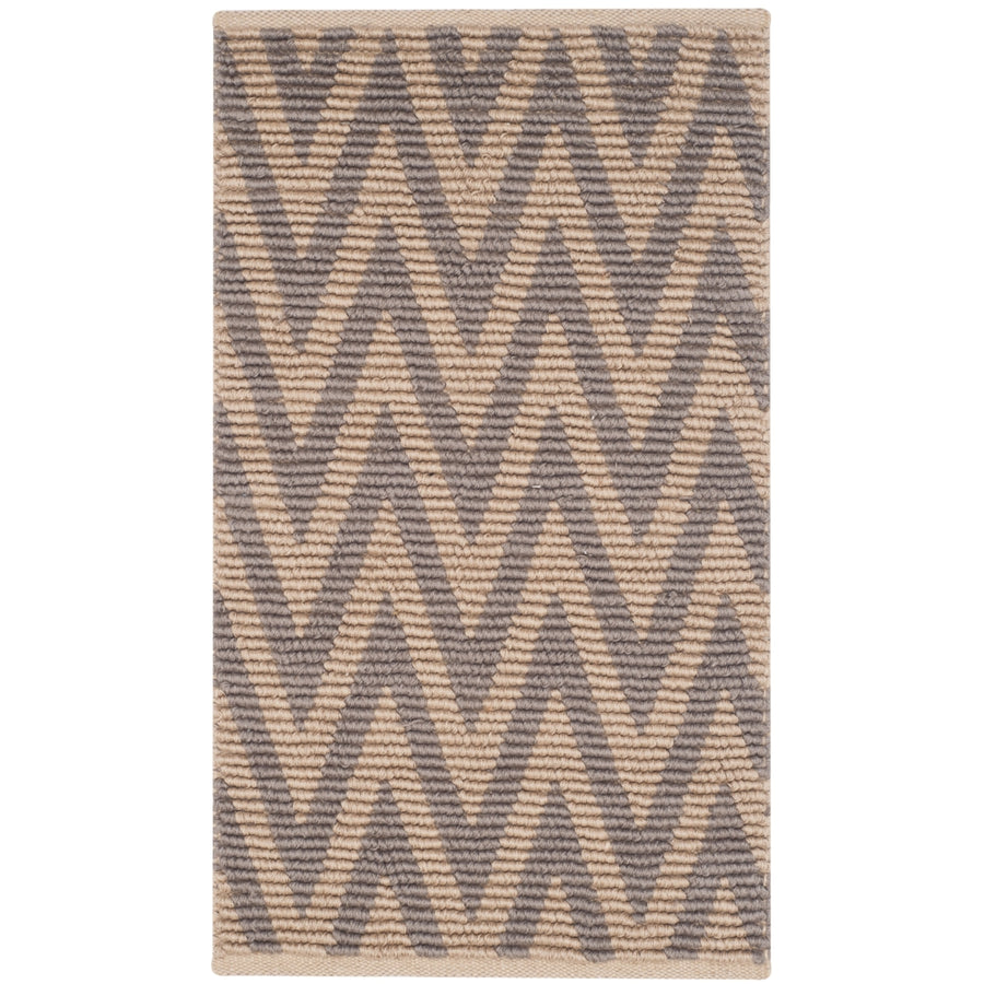 SAFAVIEH Cape Cod CAP863C Handwoven Natural / Grey Rug Image 1