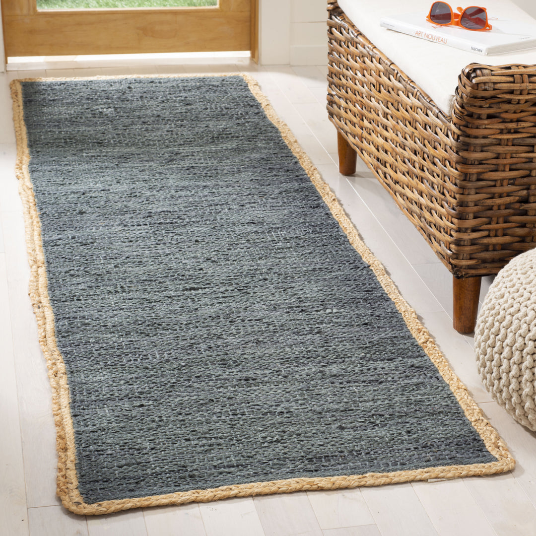 SAFAVIEH Cape Cod CAP901F Handwoven Grey / Natural Rug Image 2