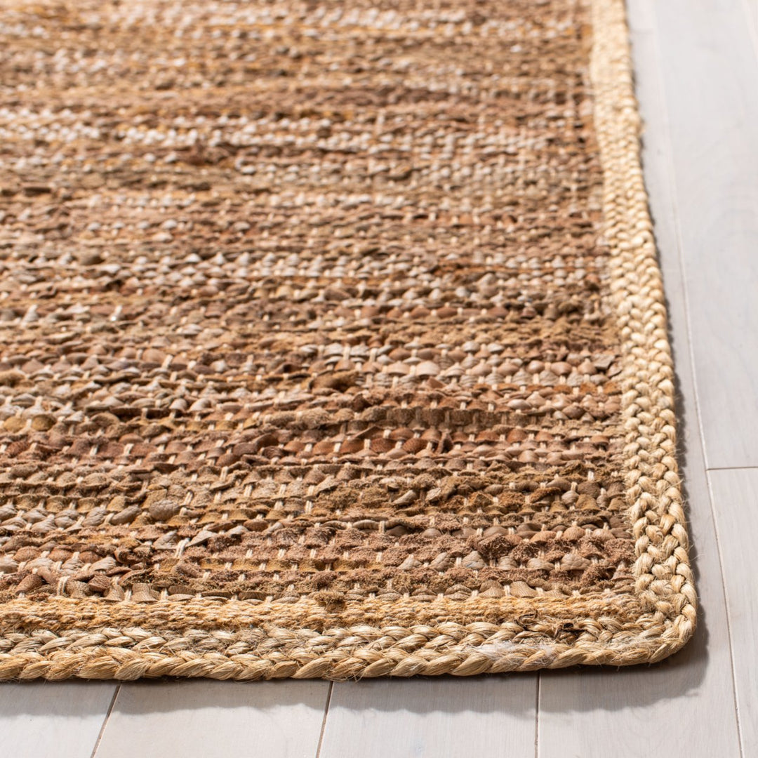 SAFAVIEH Cape Cod CAP901B Handwoven Camel / Natural Rug Image 3