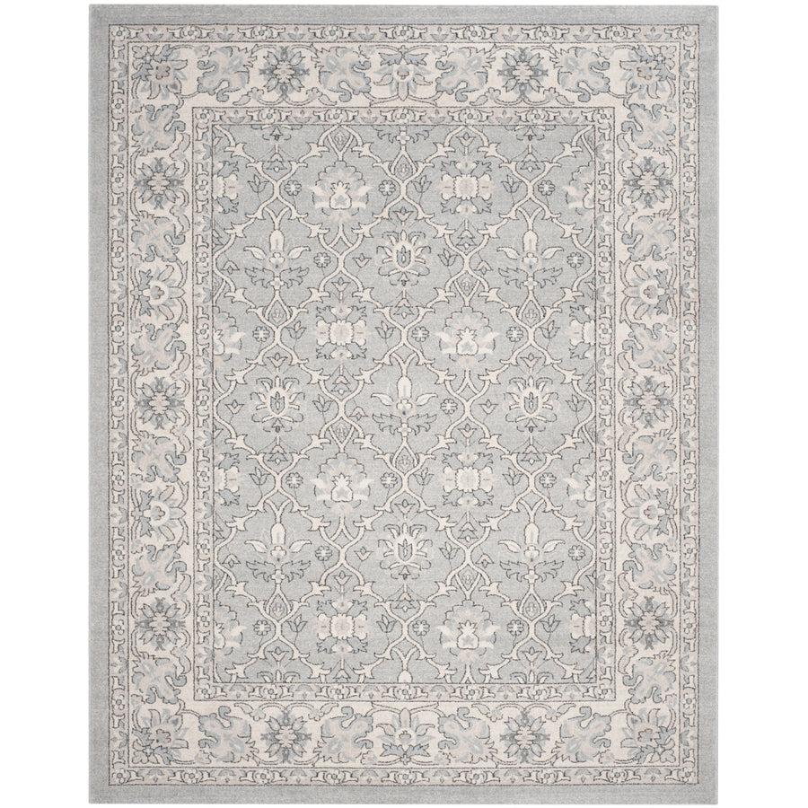 SAFAVIEH Carmel Collection CAR276C Light Blue / Ivory Rug Image 1