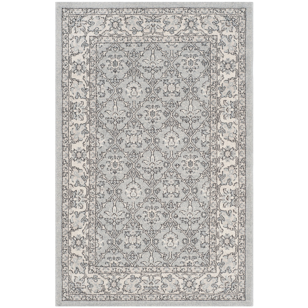 SAFAVIEH Carmel Collection CAR276C Light Blue / Ivory Rug Image 6