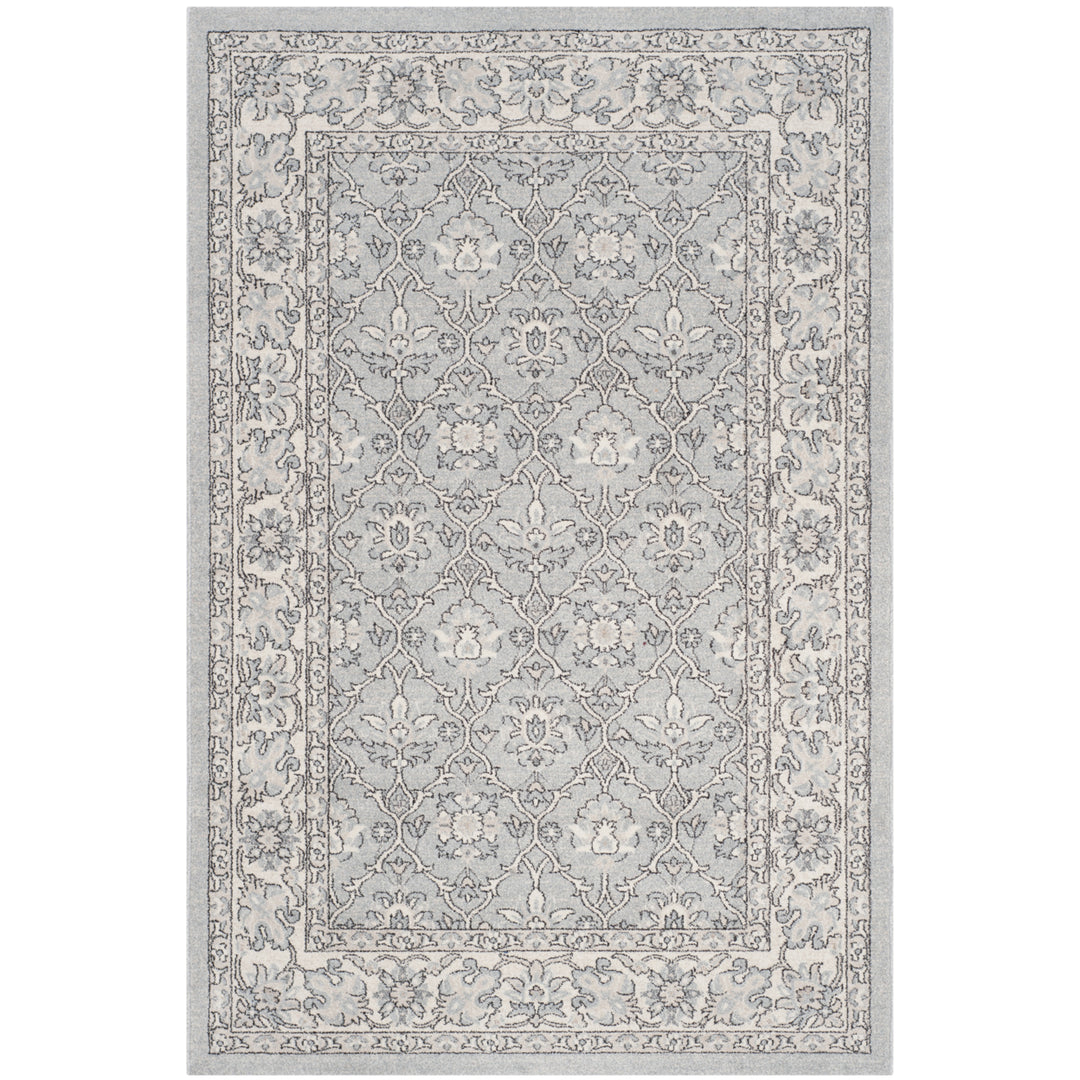 SAFAVIEH Carmel Collection CAR276C Light Blue / Ivory Rug Image 7