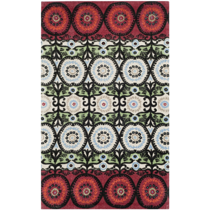 SAFAVIEH Cedar Brook CDR127A Handmade Ivory / Multi Rug Image 1