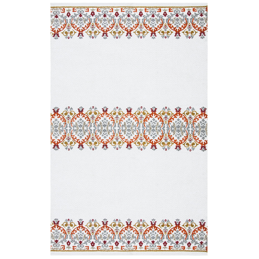 SAFAVIEH Cedar Brook CDR101Y Handmade Ivory / Green Rug Image 6