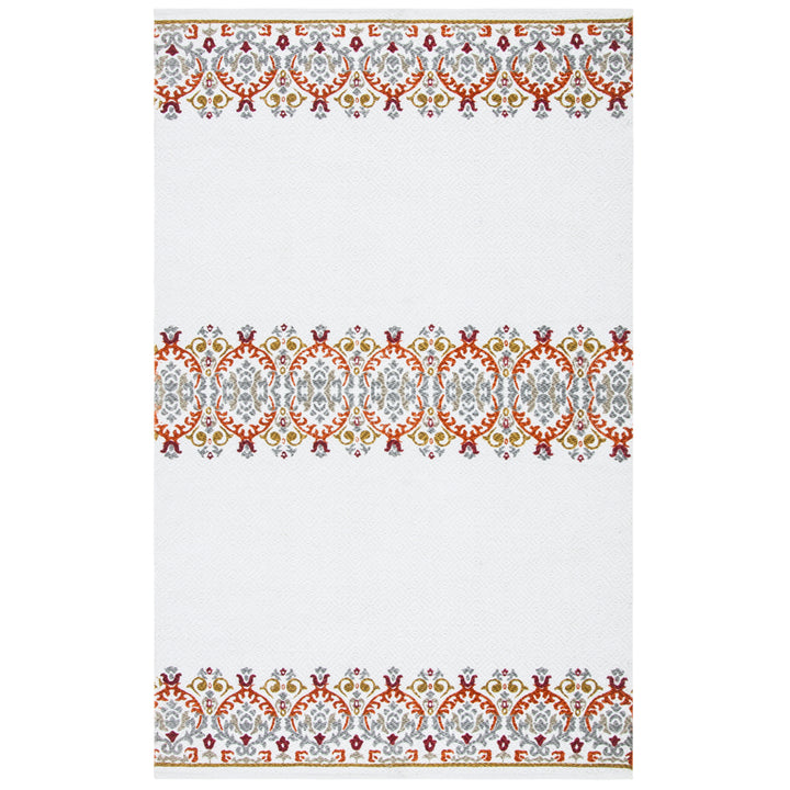 SAFAVIEH Cedar Brook CDR101Y Handmade Ivory / Green Rug Image 6