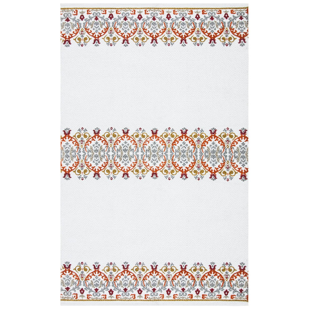 SAFAVIEH Cedar Brook CDR101Y Handmade Ivory / Green Rug Image 1