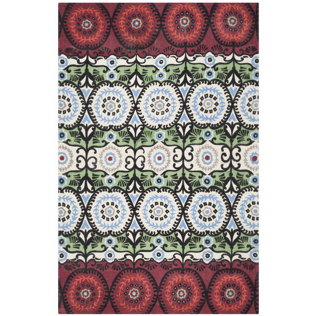 SAFAVIEH Cedar Brook CDR127A Handmade Ivory / Multi Rug Image 3