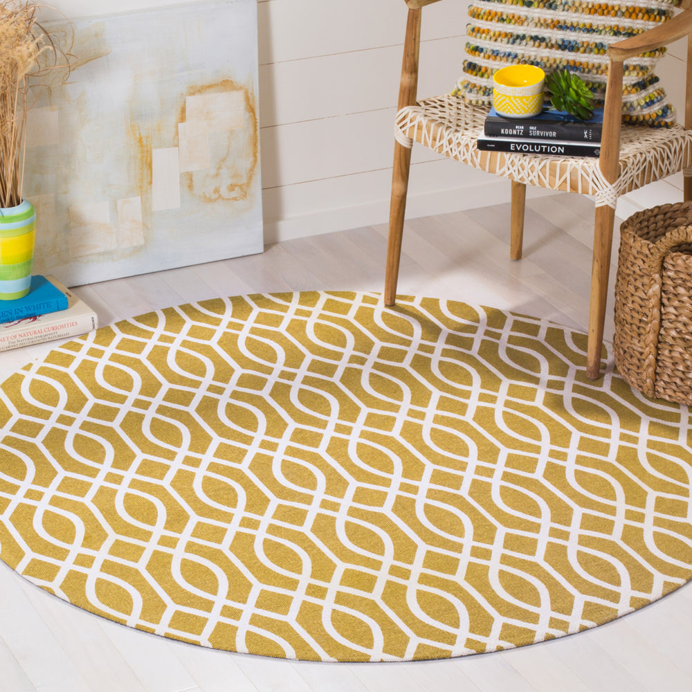 SAFAVIEH Cedar Brook CDR141C Handmade Citron / Ivory Rug Image 2