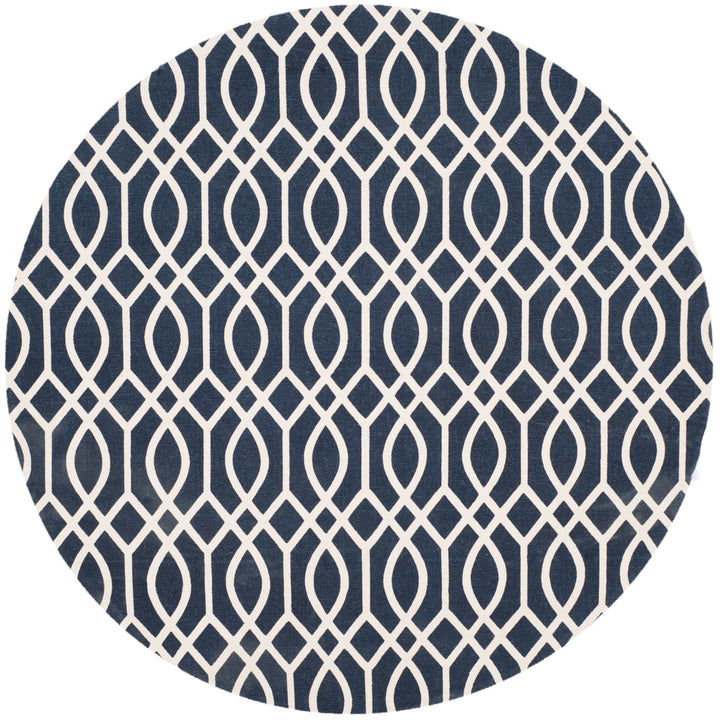 SAFAVIEH Cedar Brook CDR141D Handmade Navy / Ivory Rug Image 4