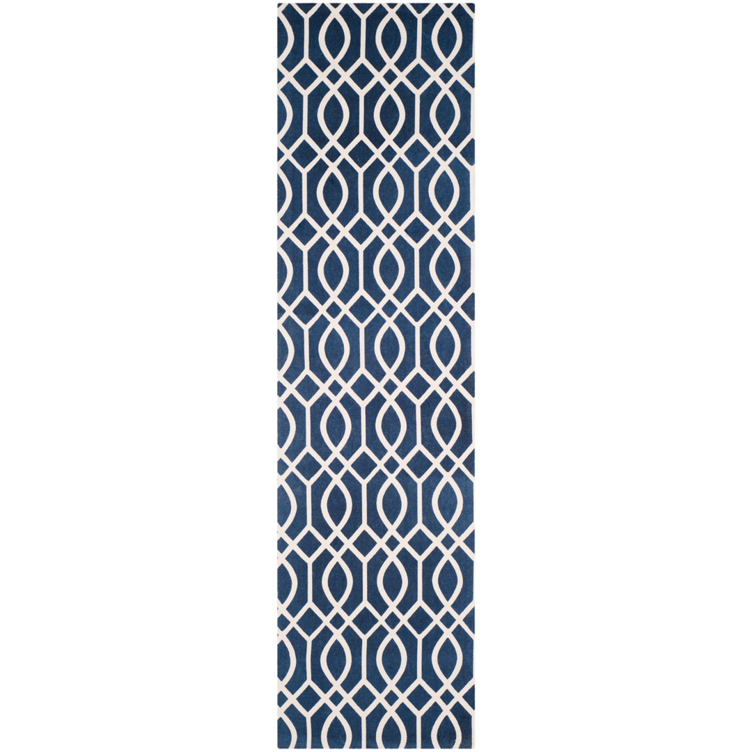 SAFAVIEH Cedar Brook CDR141D Handmade Navy / Ivory Rug Image 5