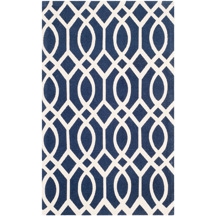 SAFAVIEH Cedar Brook CDR141D Handmade Navy / Ivory Rug Image 8