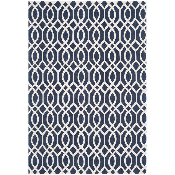 SAFAVIEH Cedar Brook CDR141D Handmade Navy / Ivory Rug Image 9