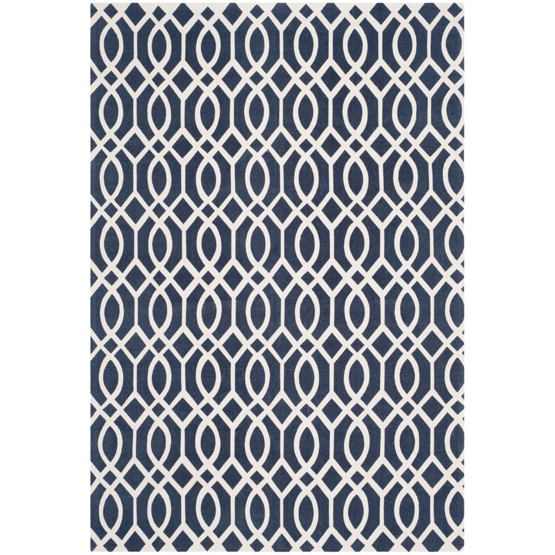 SAFAVIEH Cedar Brook CDR141D Handmade Navy / Ivory Rug Image 1